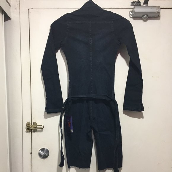 VINTAGE BIG SEVEN DENIM SHORT JUMPSUITS SIZE 36 - Picture 3 of 7